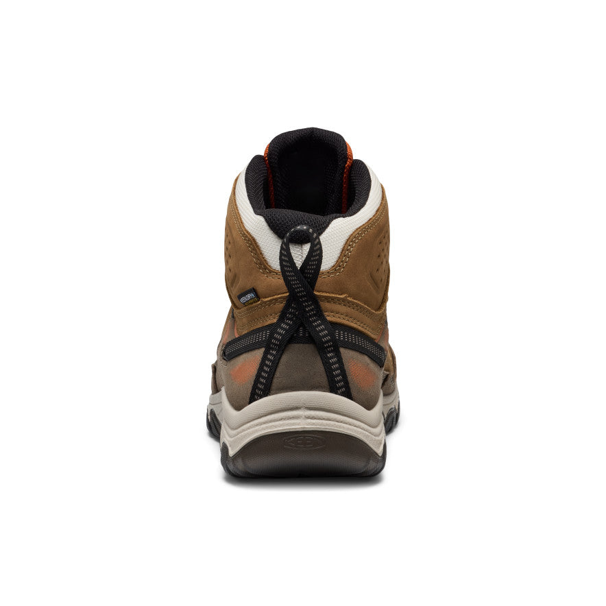 Keen Men's Targhee IV Waterproof Hiking Boot | Coyote/Gold Flame