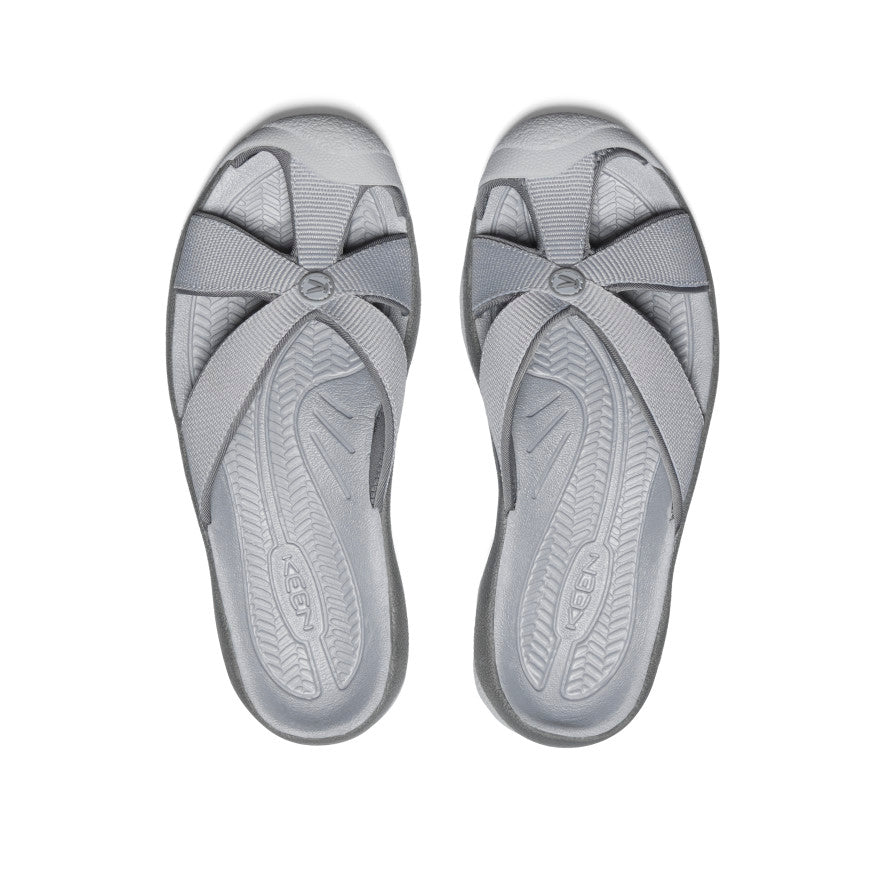 Keen Women's Bali Slide Sandal | Alloy/Steel Grey