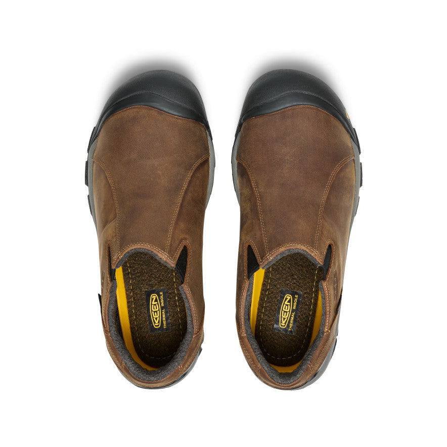 Keen Men's Brixen Waterproof Shoe Wide | Slate Black/Madder Brown