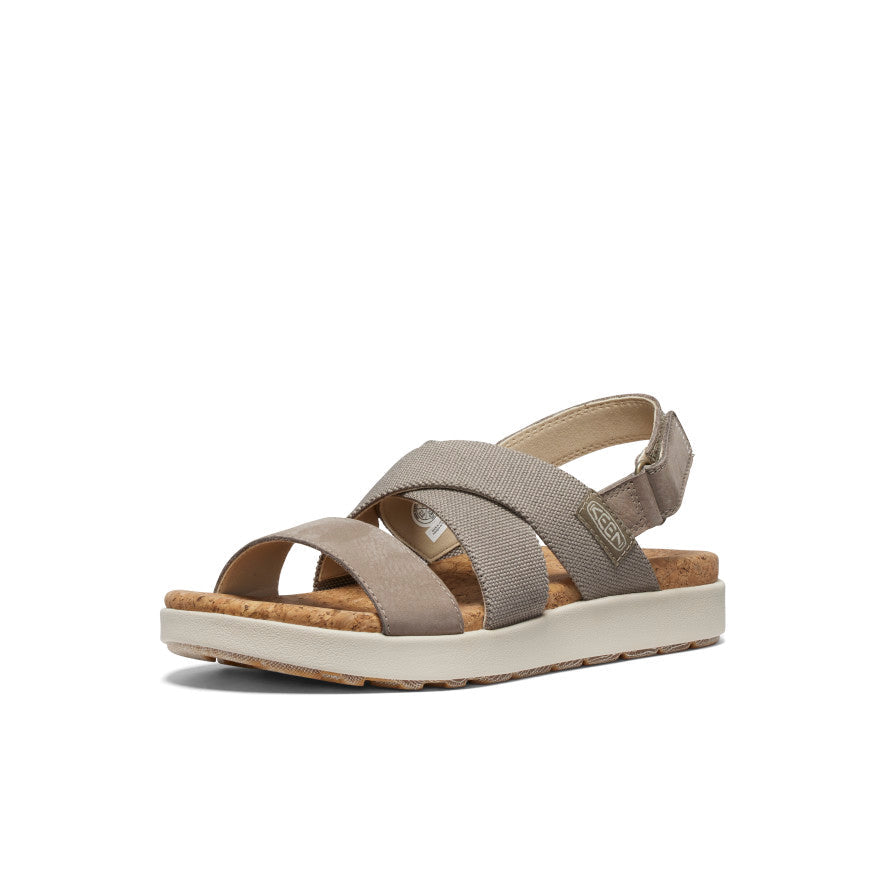 Keen Women's Elle Criss Cross Sandal | Brindle/Birch