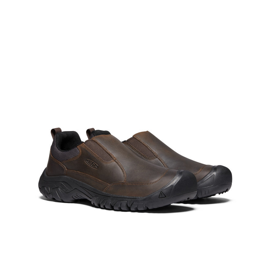 Keen Men's Targhee III Wide Slip-On | Dark Earth/Mulch
