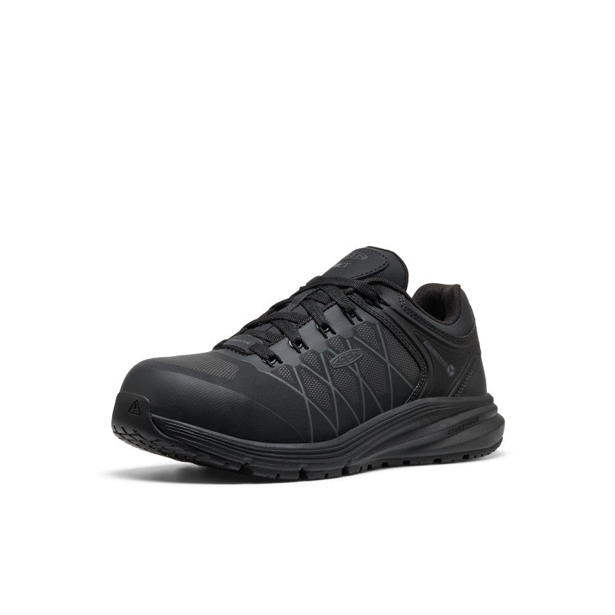 Keen Women's Vista Energy XT Work Sneaker INT MET (Carbon Toe) | Black/Magnet