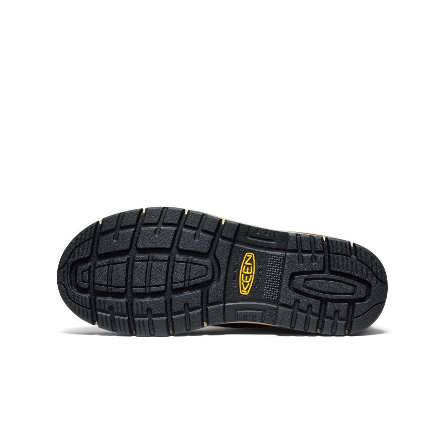 Keen Men's San Jose 6" Waterproof 90° Heel Boot (Aluminum Toe) | Bison/Black