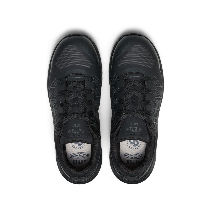 Keen Men's Vista Energy XT Work Sneaker INT MET (Carbon Toe) | Black/Magnet