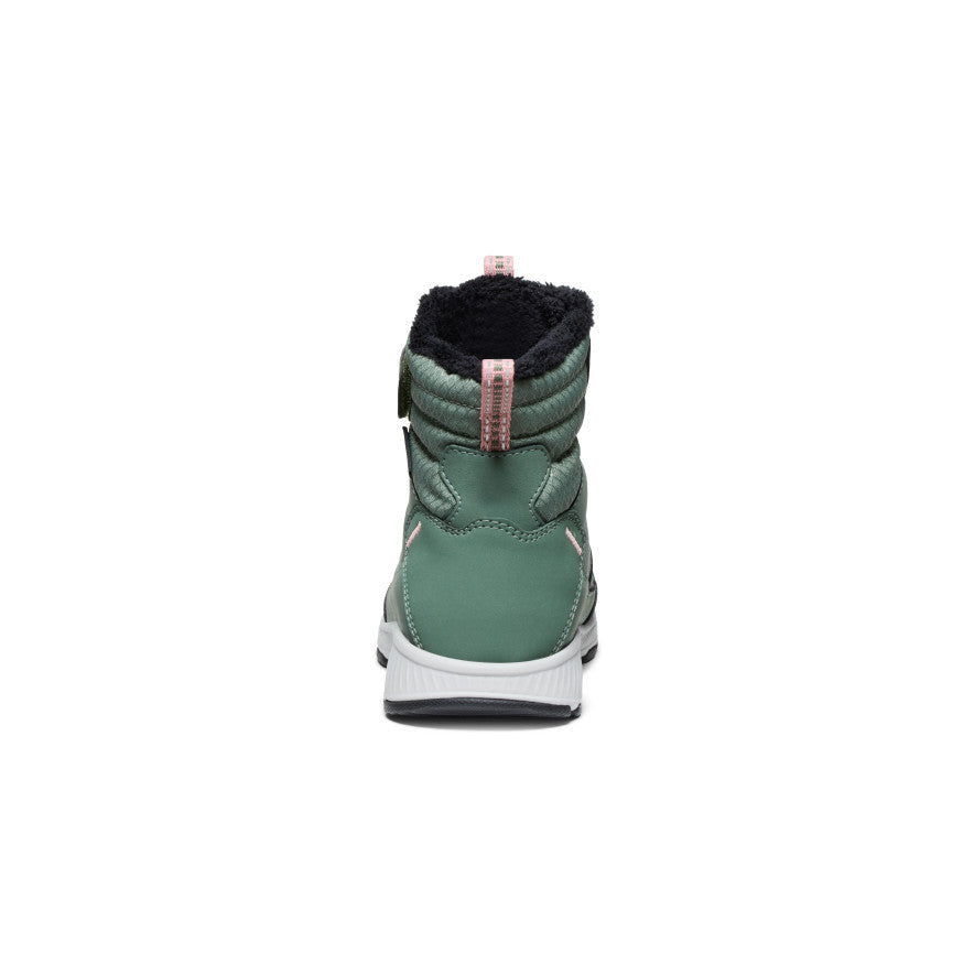 Keen Little Kids' Skua Waterproof Winter Boot | Dark Forest/Rose Elegance