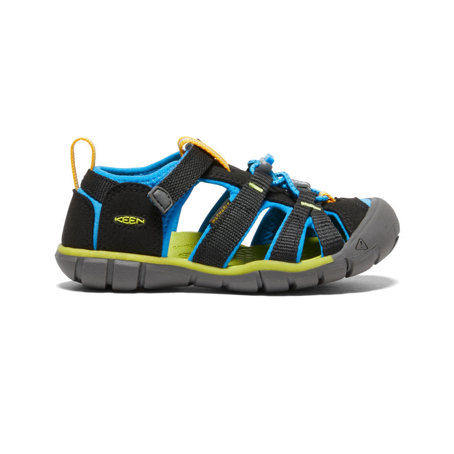 Keen Little Kids' Seacamp II CNX | Black/Brilliant Blue