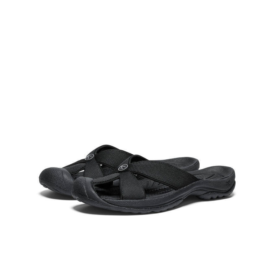 Keen Women's Bali Slide Sandal | Black/Steel Grey