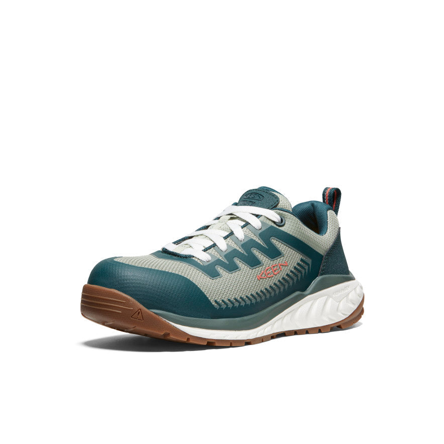 Keen Women's Arvada Work Sneaker (Carbon Toe) | Sea Moss/Desert Sage