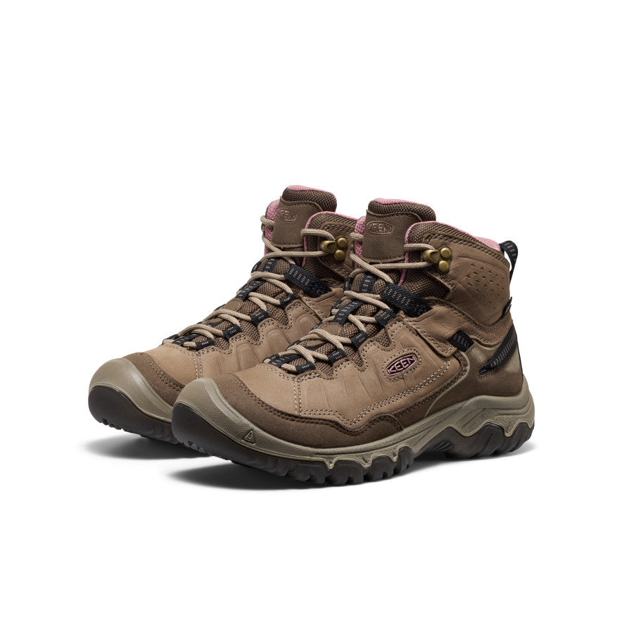Keen Women's Targhee IV Waterproof Hiking Boot | Brindle/Nostalgia Rose
