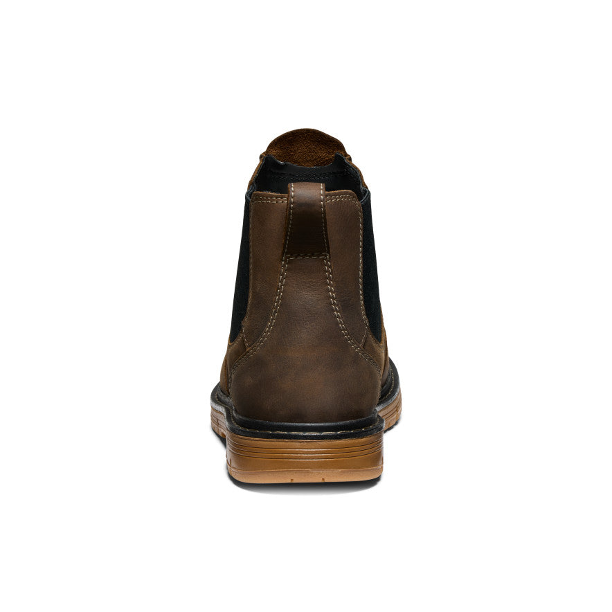 Keen Men's San Jose Chelsea 90° Heel Boot (Aluminum Toe) | Cascade Brown/Gum