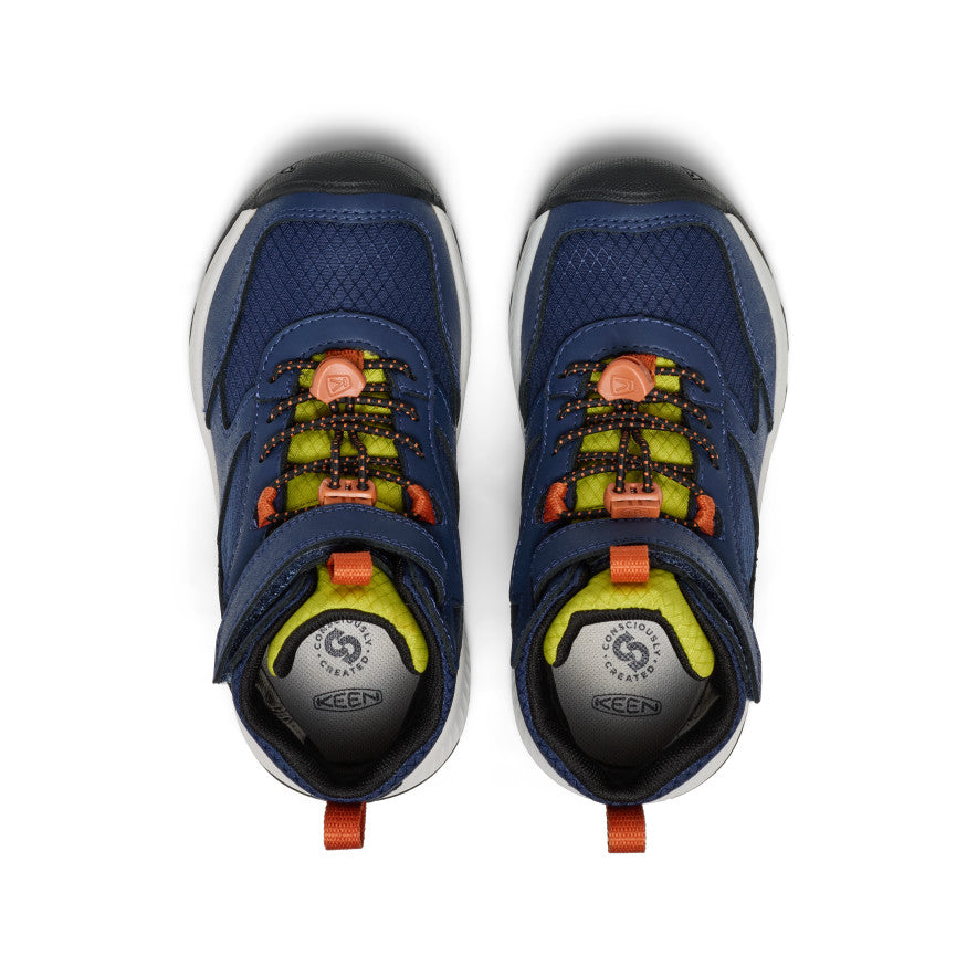 Keen Little Kids' Skua Waterproof Boot | Naval Academy/Rogue Green