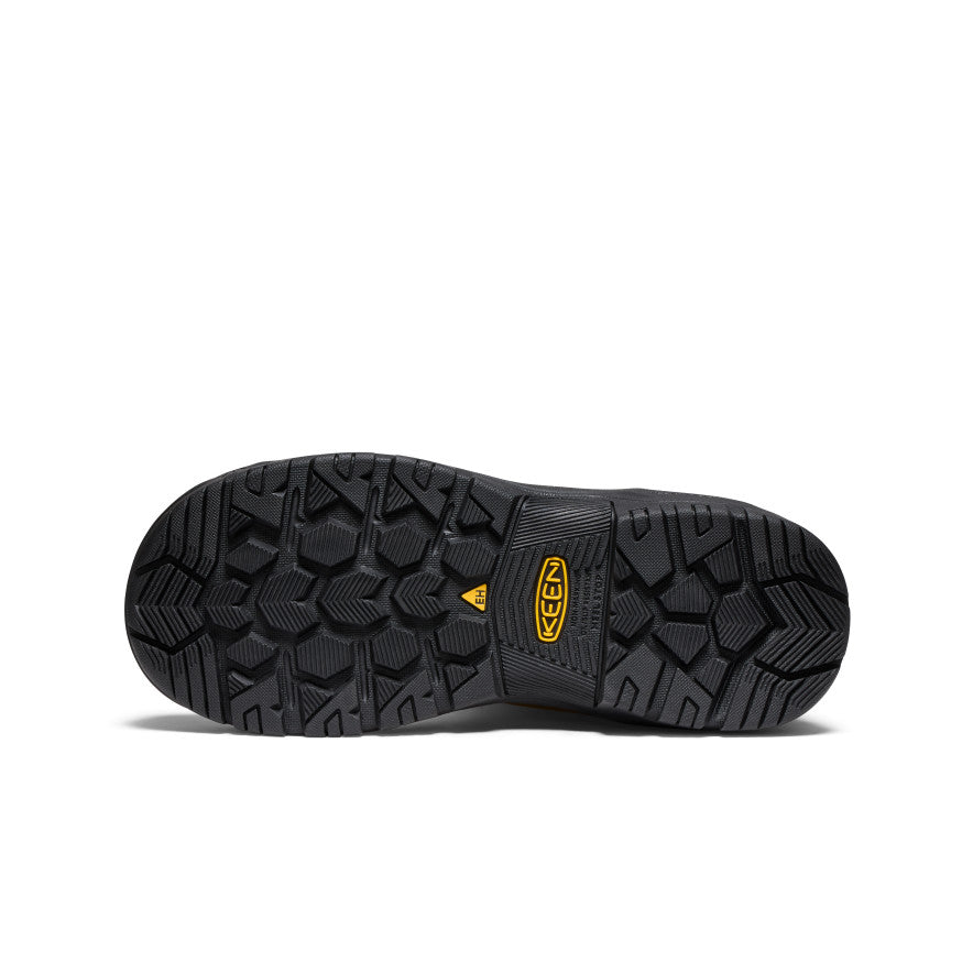 Keen Women's Evanston Pull-On Waterproof Boot (Carbon Toe) | Bison/Black