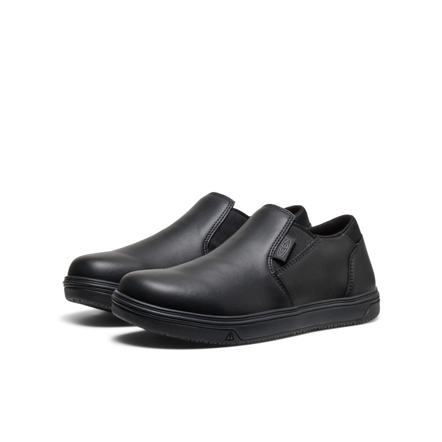Keen Men's Kenton Shift WTX Work Shoe (Soft Toe) | Black/Black