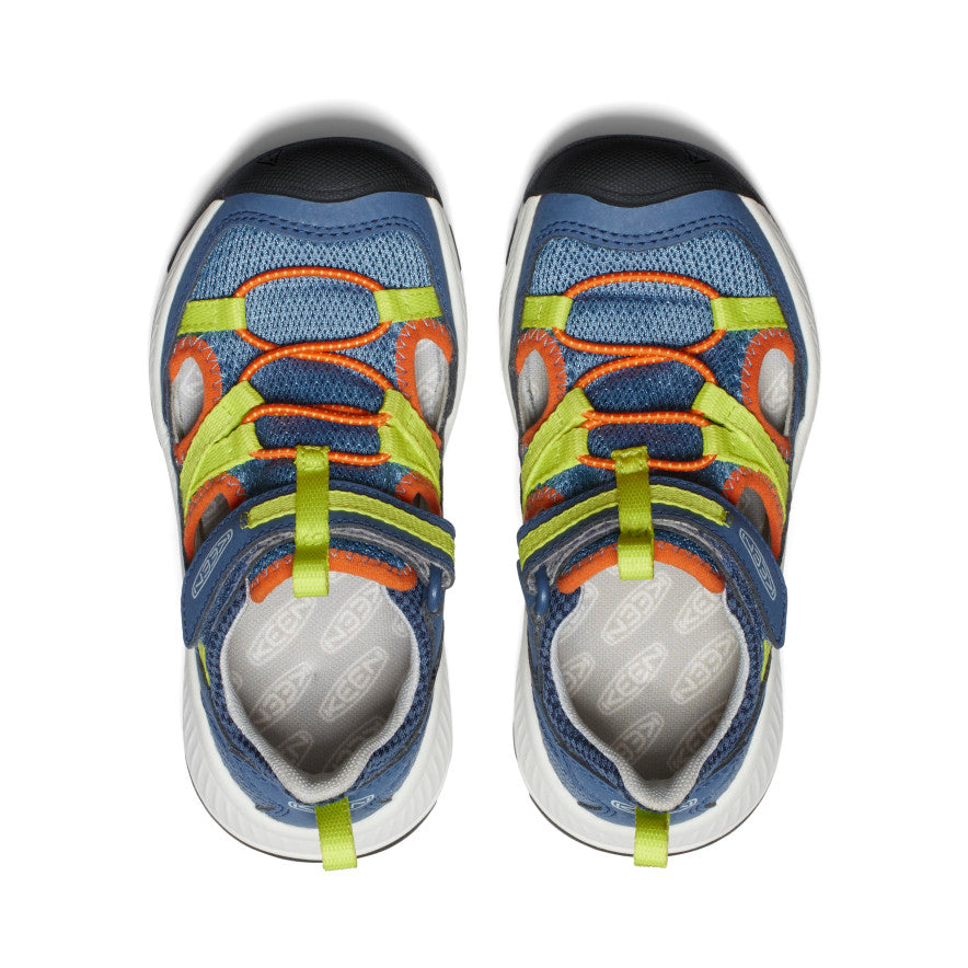 Keen Little Kids' Motozoa Sandal | Vintage Indigo/Scarlet Ibis
