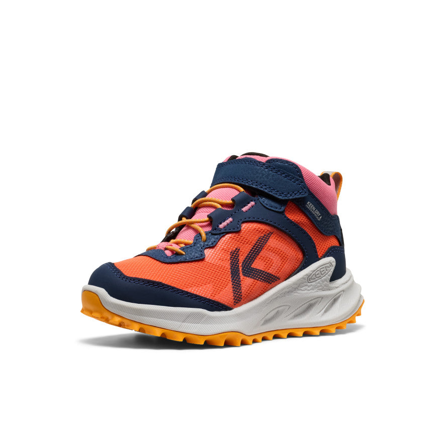 Keen Little Kids' Zionic Waterproof Hiker | Naval Academy/Nasturtium