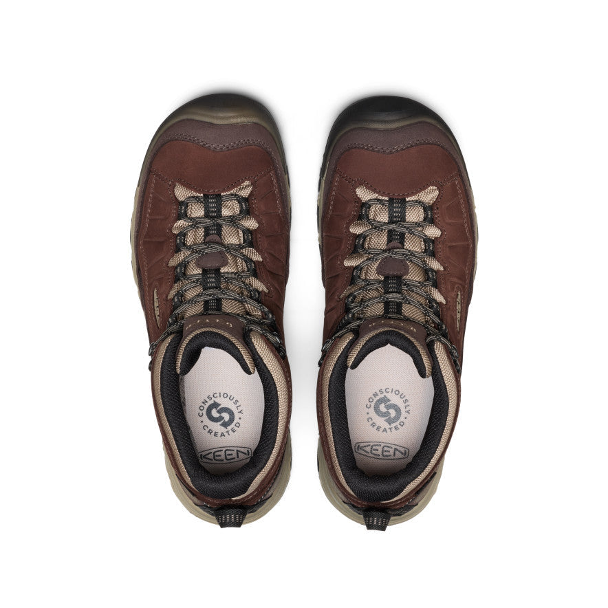 Keen Men's Targhee IV Waterproof Hiking Boot | Java/Brindle