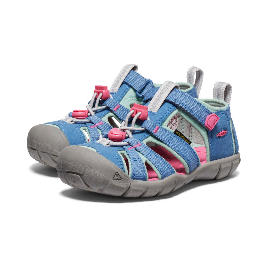 Keen Little Kids' Seacamp II CNX | Coronet Blue/Hot Pink