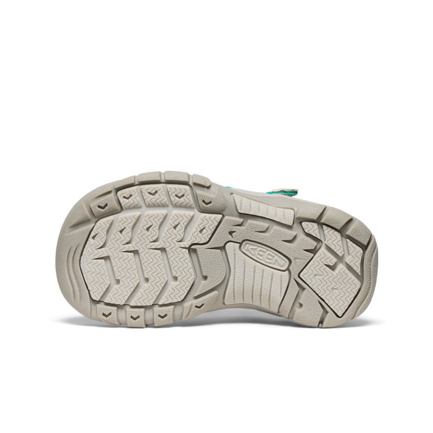 Keen Little Kids' Newport H2 | Bright Aqua/Giggle Pink