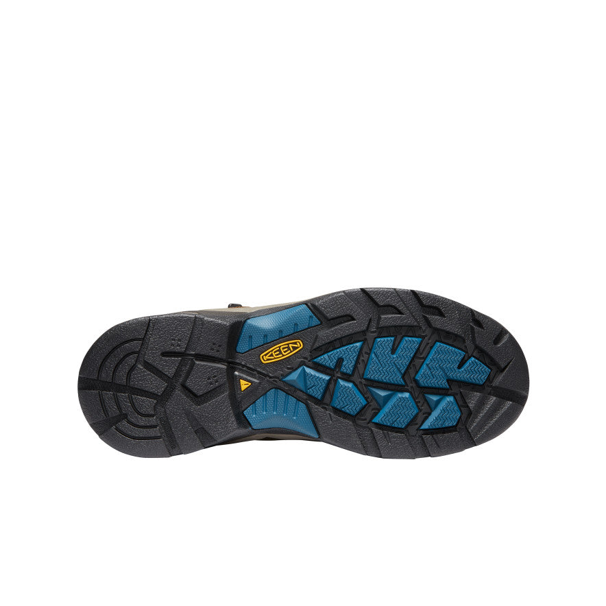Keen Men's Detroit XT Waterproof Boot (Steel Toe) | Cascade Brown/Orion Blue