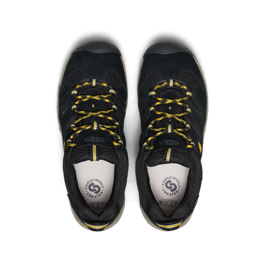 Keen Men's Headout Waterproof Hiking Shoe | Black/Lemon Curry