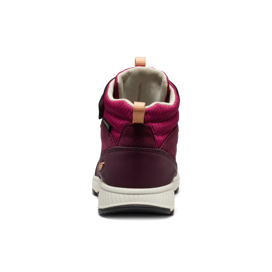 Keen Big Kids' Skua Waterproof Boot | Fig/Peach Fuzz
