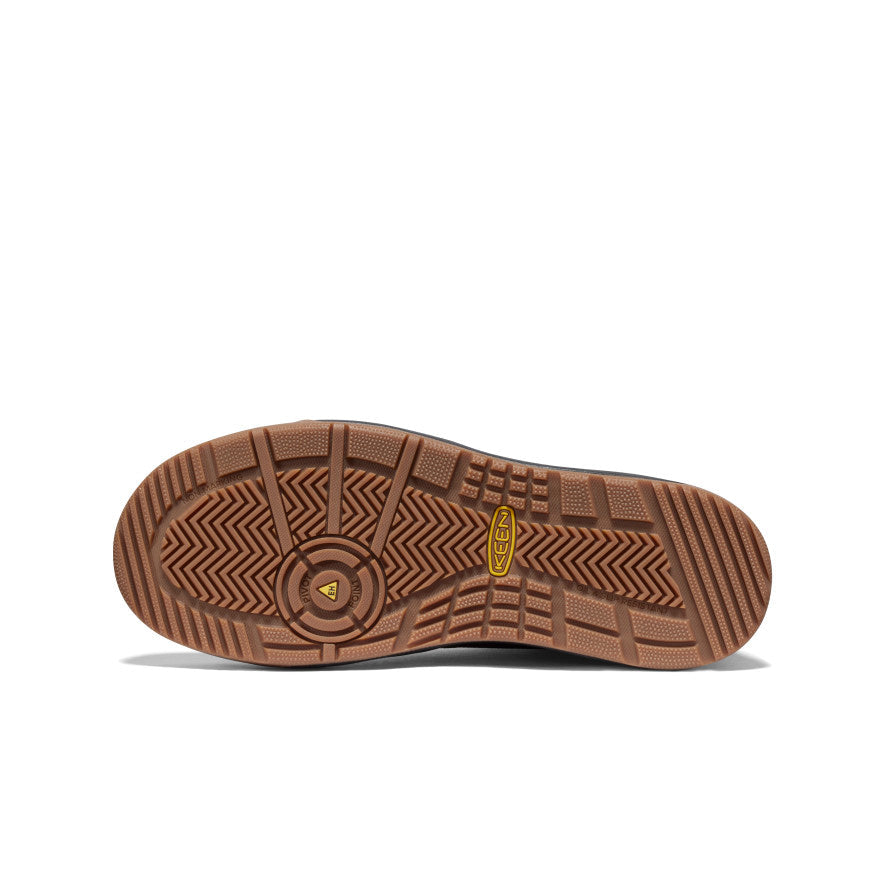 Keen Men's Kenton Mid Work Shoe (Carbon Toe) | Black/Gum