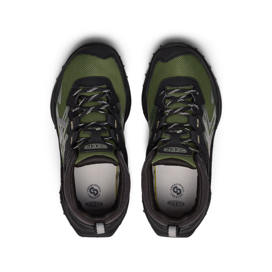 Keen Big Kids' Zionic Waterproof Boot | Black/Bronze Green