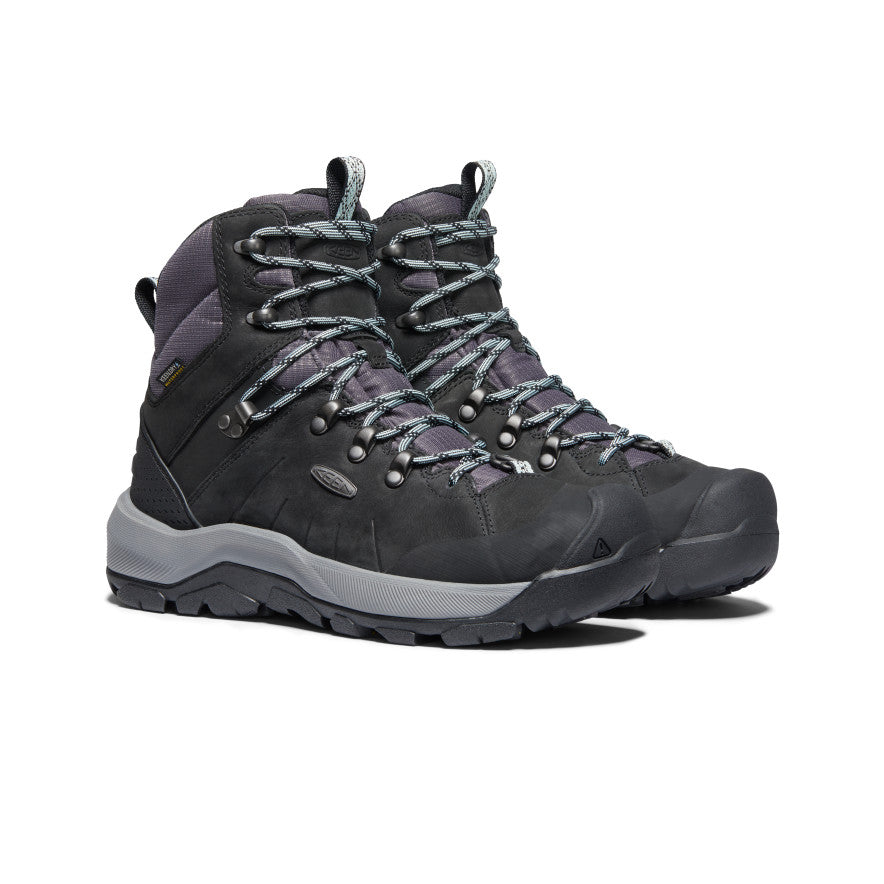 Keen Women's Revel IV Polar Waterproof Boot | Black/Harbor Gray