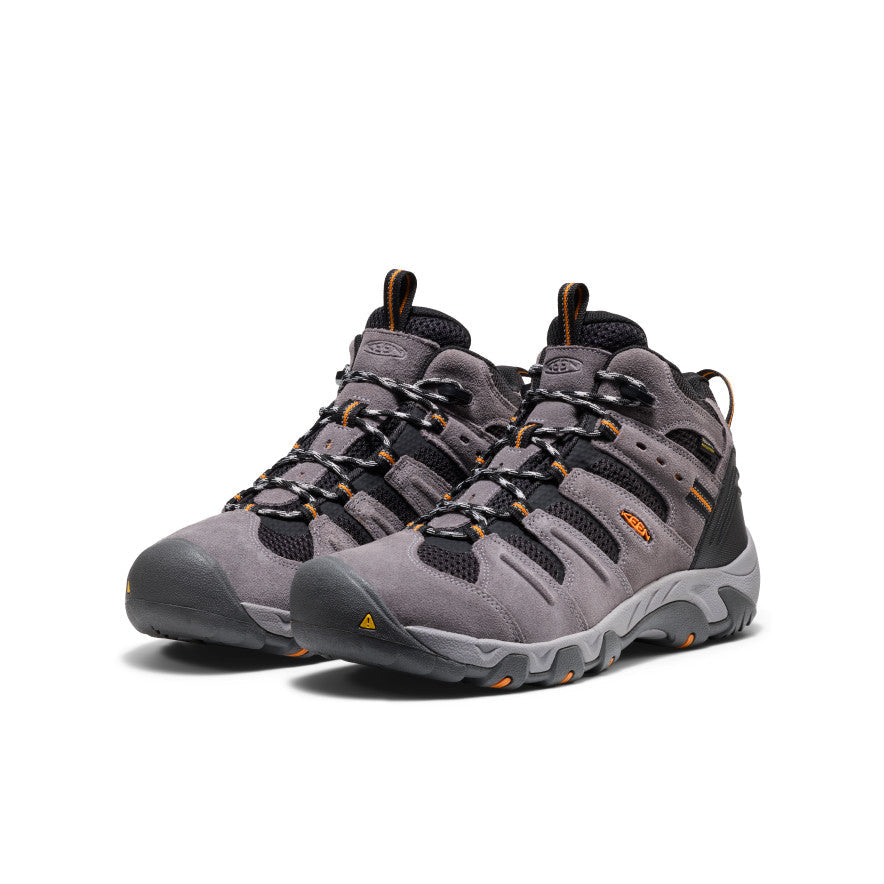 Keen Men's Headout Waterproof Hiking Boot | Magnet/Orange Pepper