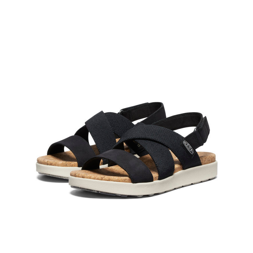 Keen Women's Elle Criss Cross Sandal | Black/Birch