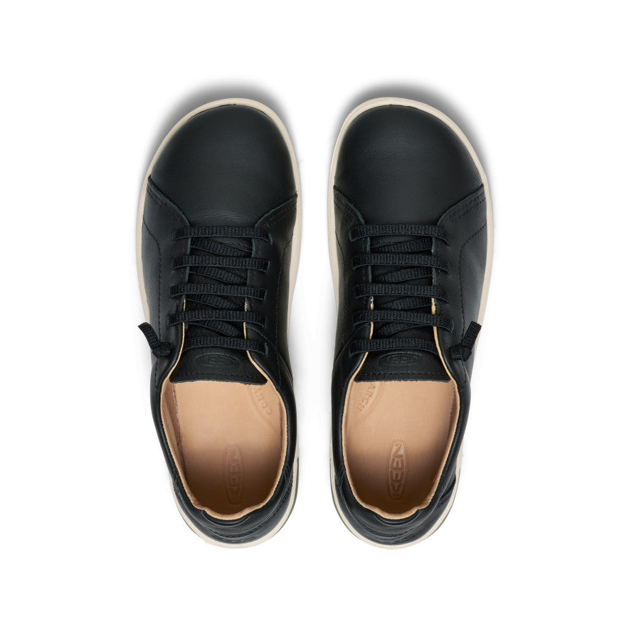 Keen Women's KNX Leather Sneaker | Black/Star White