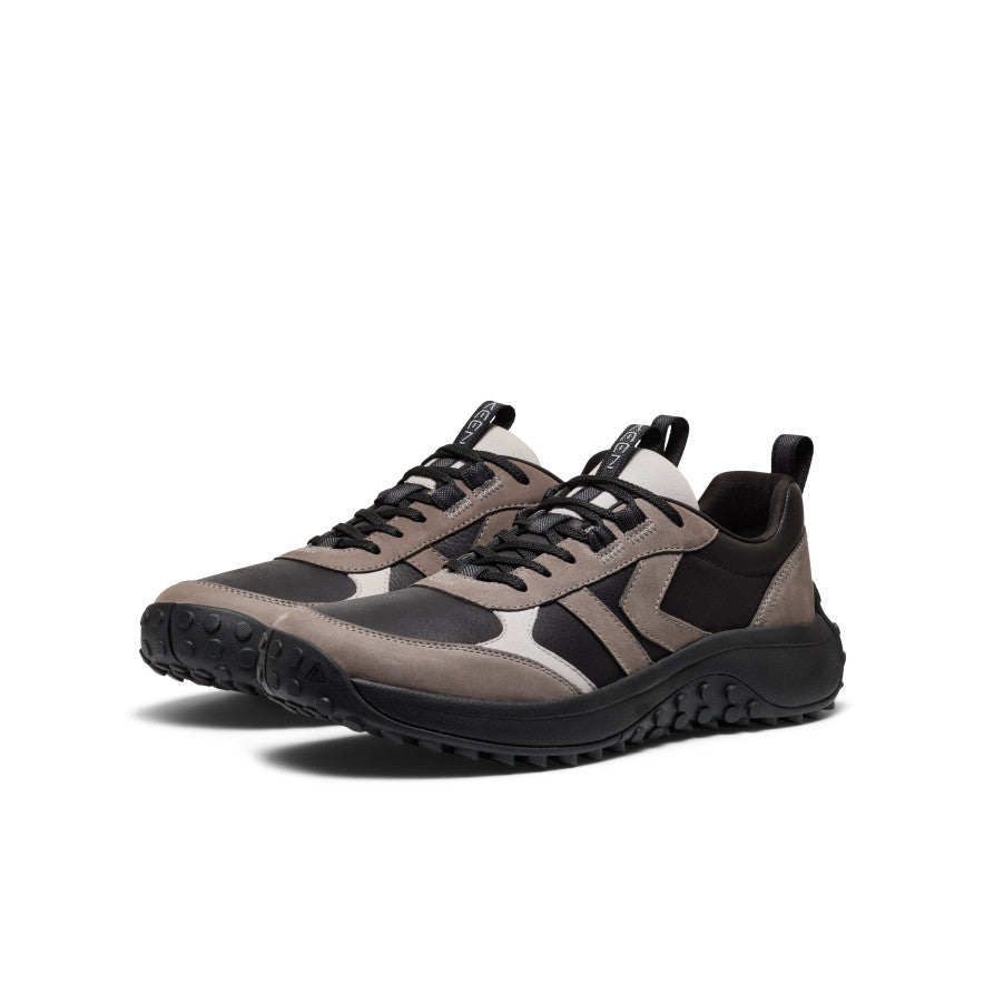 Keen Men's KS86 Leather Sneaker | Black/Steel Grey