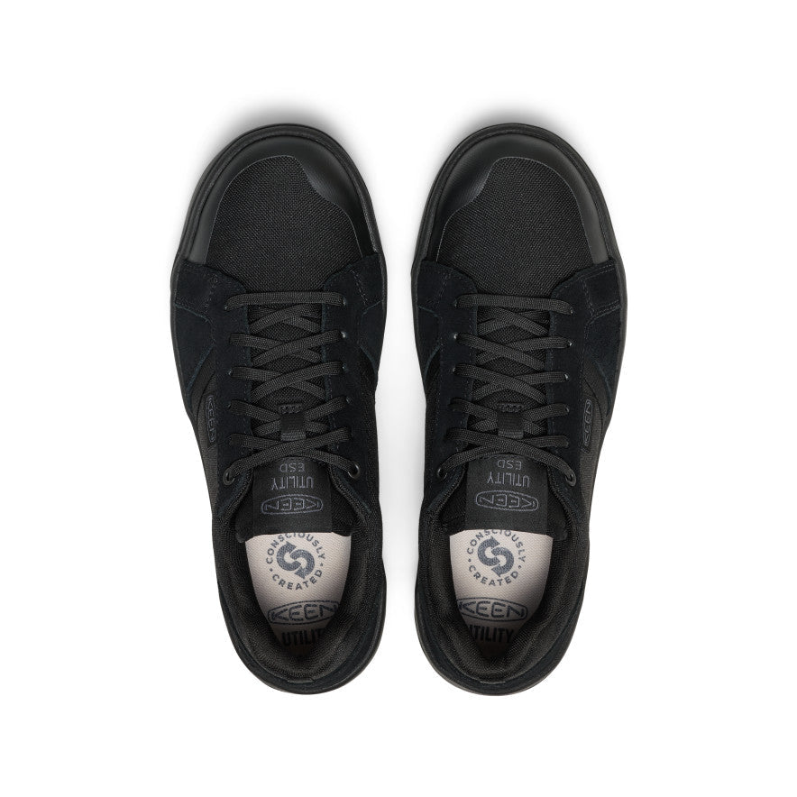 Keen Men's Kenton ESD Work Shoe (Soft Toe) | Black/Black