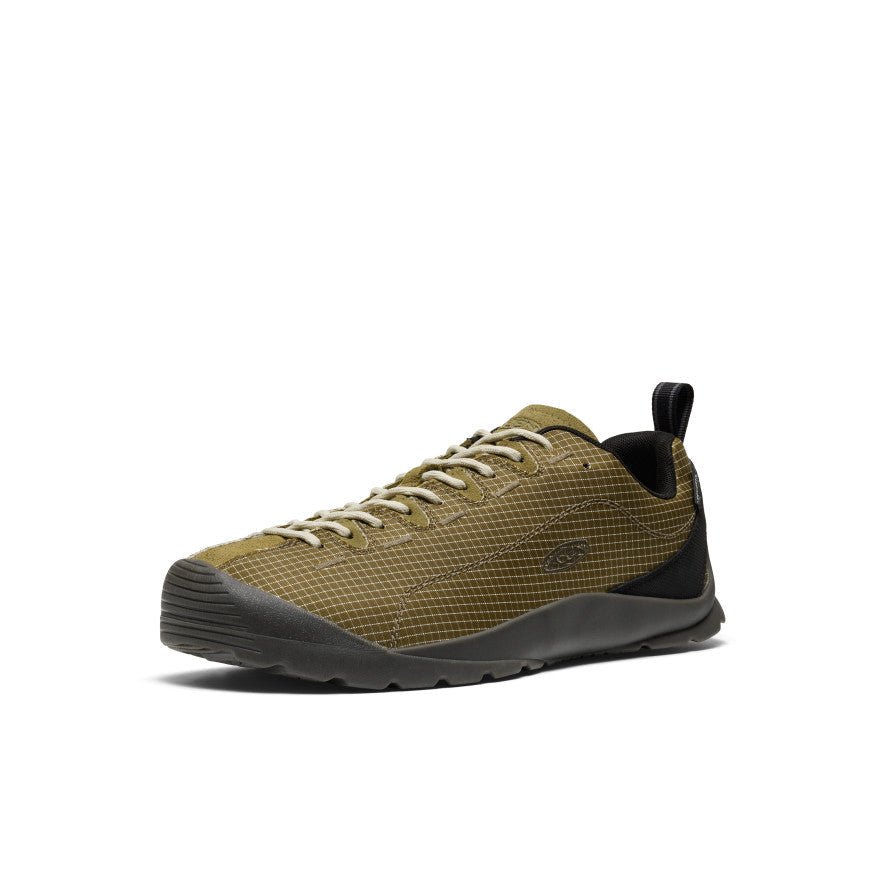 Keen Men's Jasper Nylon Waterproof Sneaker | Martini Olive/Martini Olive