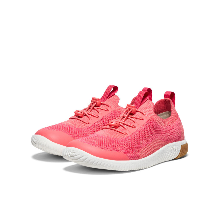 Keen Big Kids' KNX Knit Sneaker | Dubarry/Star White