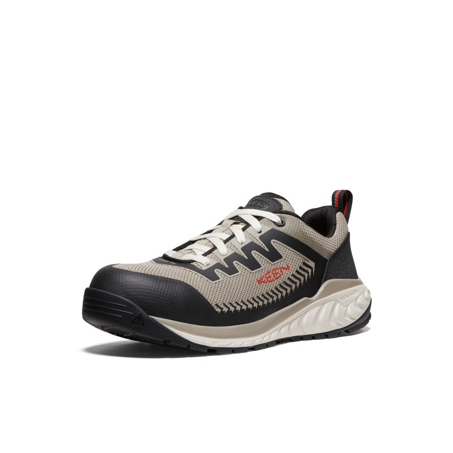 Keen Men's Arvada Work Sneaker (Carbon Toe) | Plaza Taupe/Black