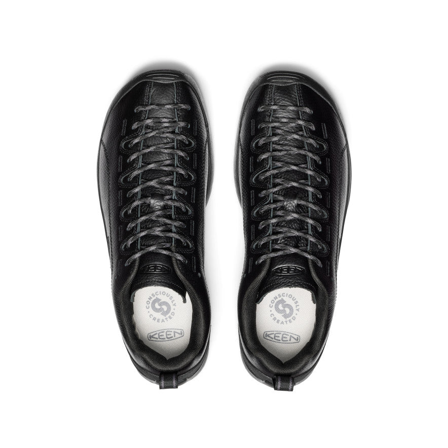 Keen Men's Jasper Sneaker | Black Smooth Leather