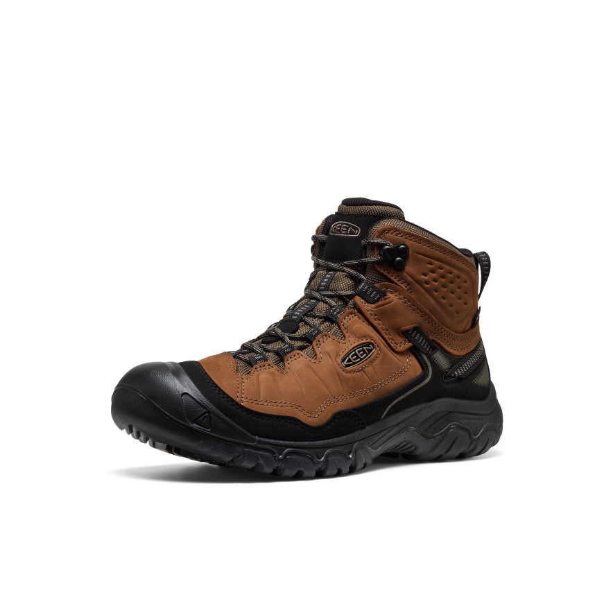 Keen Men's Targhee IV Waterproof Hiking Boot | Bison/Black