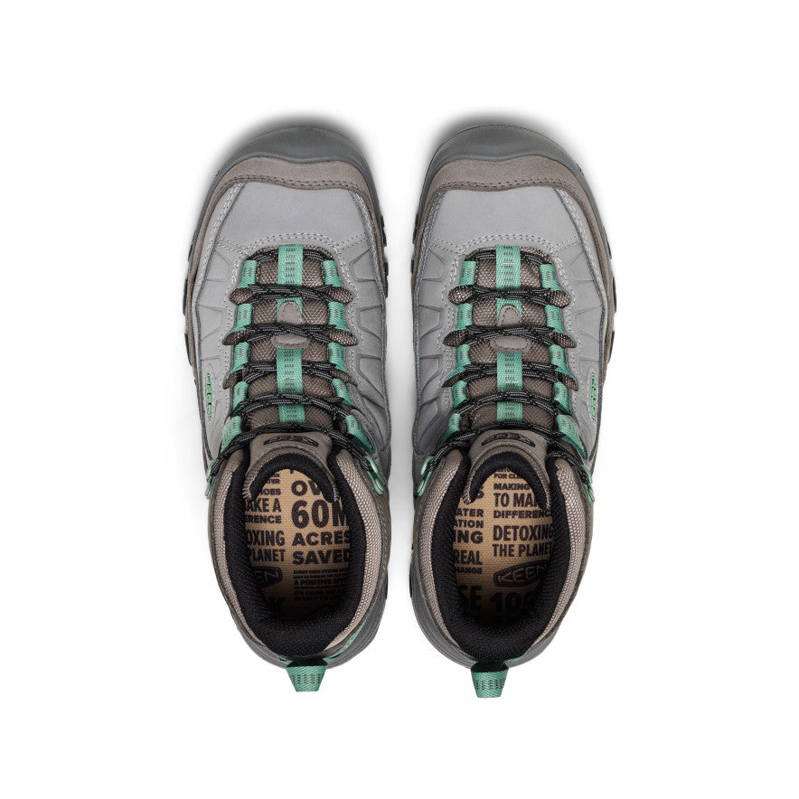 Keen Women's Targhee IV Waterproof Hiking Boot | Alloy/Granite Green