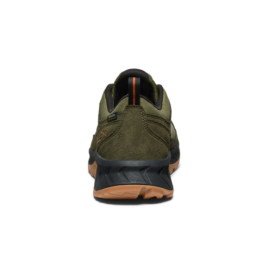 Keen Men's Hightrail Waterproof Hiking Shoe | Winter Moss/Gold Flame