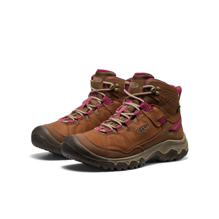 Keen Women's Targhee IV Waterproof Hiking Boot | Bison/Beaujolais