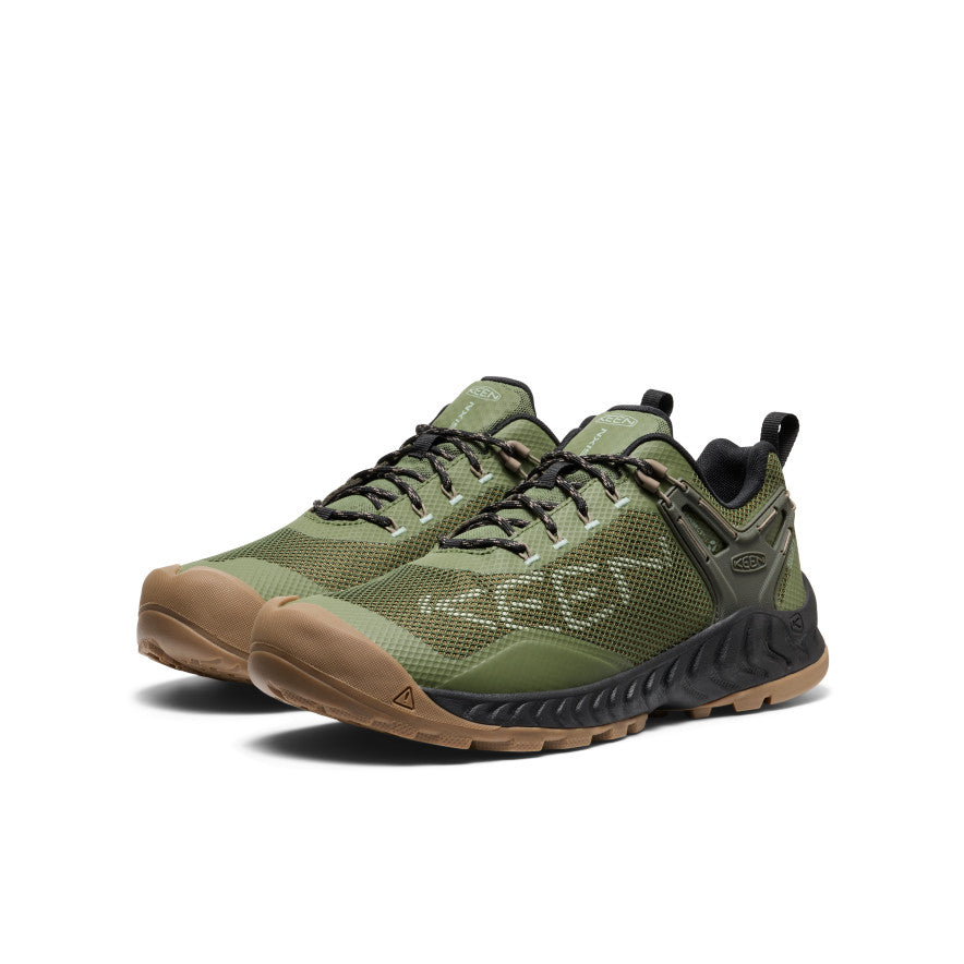 Keen Men's NXIS EVO Waterproof Shoe | Bronze Green/Brindle