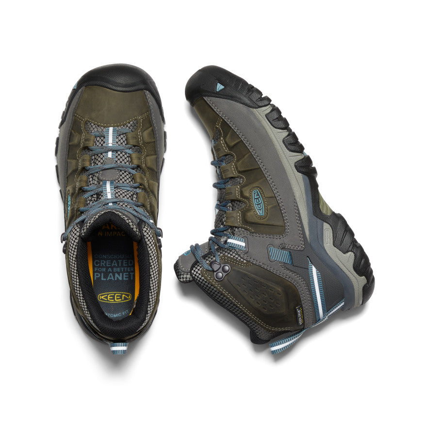 Keen Women's Targhee III Waterproof Mid | Magnet/Atlantic Blue