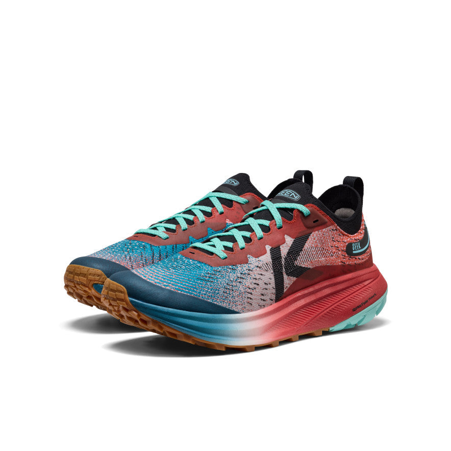 Keen Men's Seek Trail Running Shoe | Grenadine/Ocean Depths
