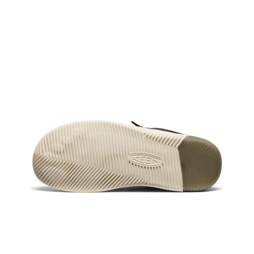 Keen Men's KNX Leather Sneaker | Black/Star White