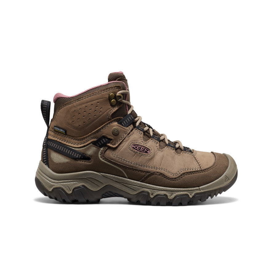 Keen Women's Targhee IV Waterproof Hiking Boot | Brindle/Nostalgia Rose