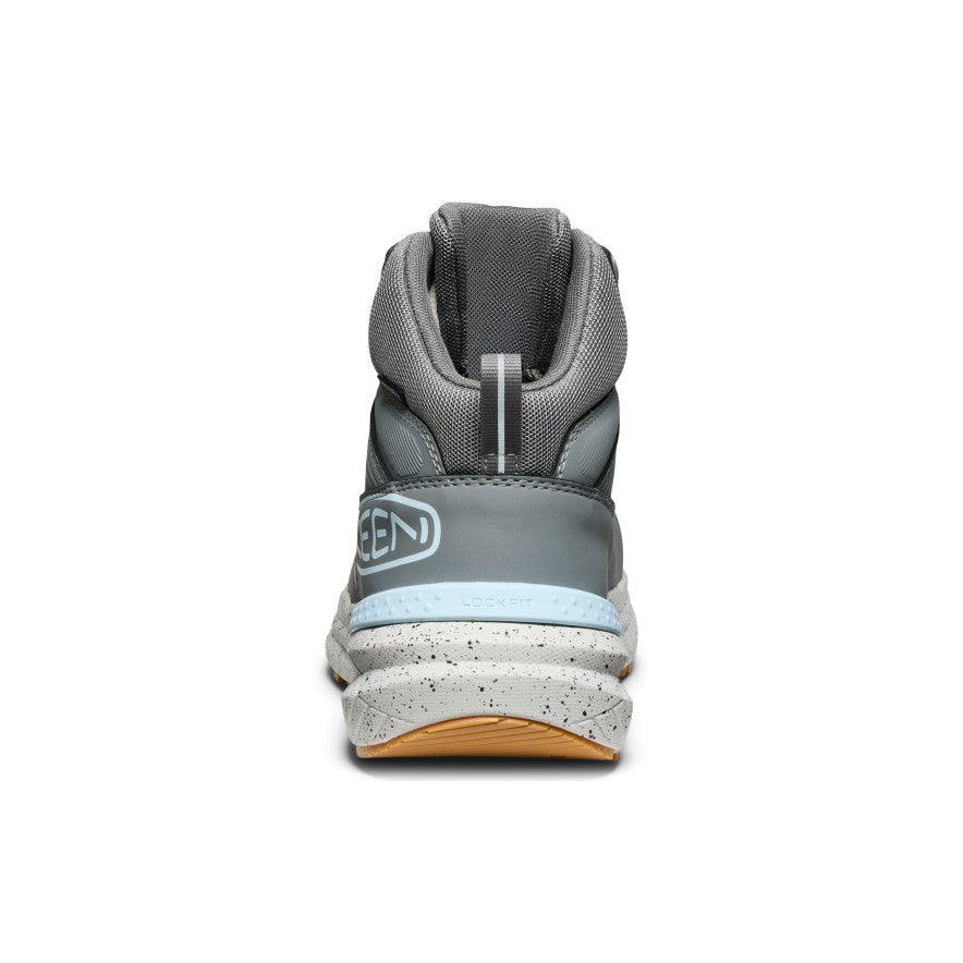 Keen Women's Synchro Waterproof Work Boot (Carbon Toe) | Steel Grey/Gum