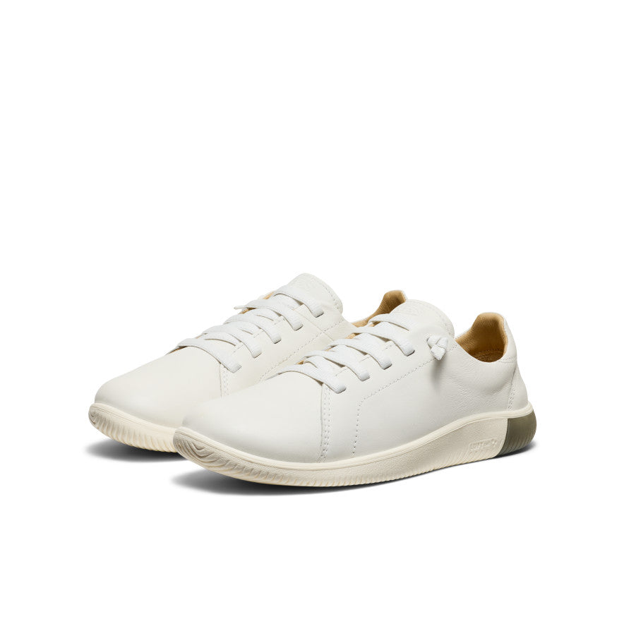 Keen Men's KNX Leather Sneaker | Star White/Star White