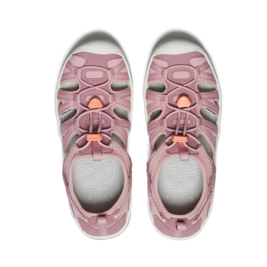Keen Big Kids' Moxie Sandal | Nostalgia Rose/Papaya Punch