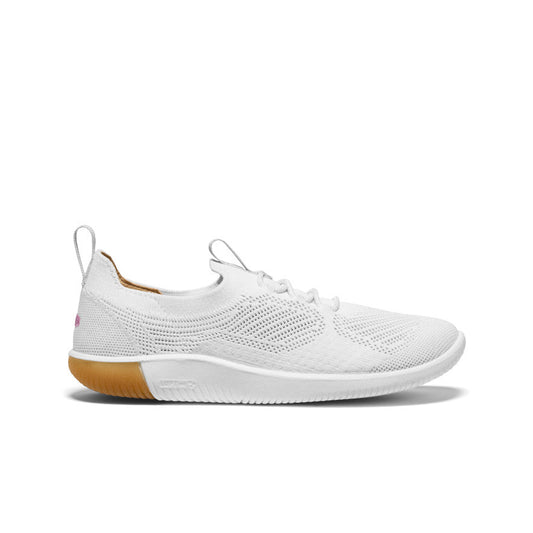 Keen Women's KNX Knit Sneaker | Star White/Moonlite Mauve